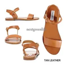 Steve Madden レザーフラットサンダル