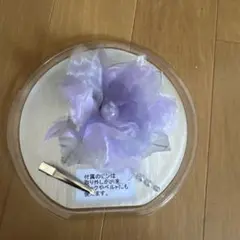 薄紫の花コサージュ(日本製)
