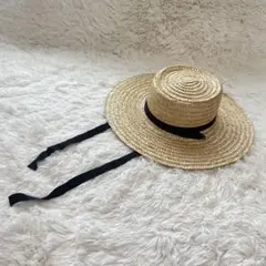 ♡美品【La Maison de Lyllis】別注 ストローハット 麦わら帽子
