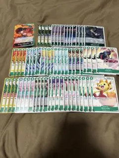 ワンピースカード　受け継がれる意志　緑R以下4コン②