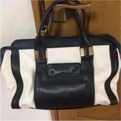 クロエ ハンドバッグ バイカラー ショルダーバッグ