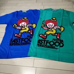 かわいいピエロ　Tシャツ　2枚セット　Ｌサイズ　新品未使用品　トムヤンクン051