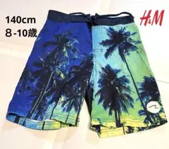 H&M ボーイズ水着　スイムパンツ　140 cm 8-10歳用　ビーチ柄