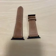 Apple Watch フェイクレザー バンド ブラウン