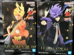 【2体セット・箱無し発送】NARUTO 20周年記念 フィギュア ナルト サスケ