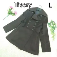 《美品》Theory ウール アンゴラ カシミヤ コート レディース サイズ2