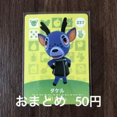 237タケル あつまれどうぶつの森amiiboカード