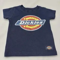 Dickies✴︎ネイビーロゴプリントTシャツ　80㌢