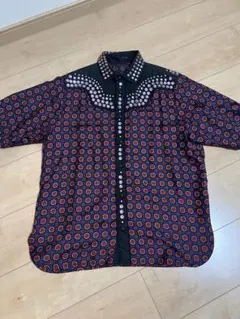 希少品 PRADA 12ss スタッズ シルク ドレスシャツ PRADA 12ss スタッズシャツ - メルカリ
