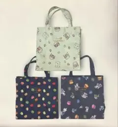 ラデュレ ランチバッグ 3点　 ブラック2点　ペールグリーン1点