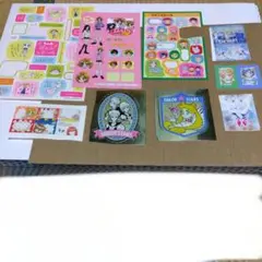 セーラームーン　GALS!寿蘭　赤ずきんチャチャ　切り抜きシール他。