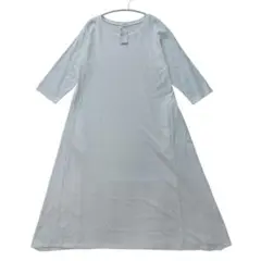 【新品　未使用】LEPSIM Aライン ポケットあり ロングワンピース 七分袖