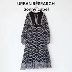 URBAN RESEARCH Sonny Label ロングワンピース ブラック