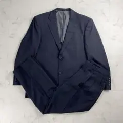 美品FARIANI セットアップ スーツ 背抜き 黒 サイズ98AB6*TC64