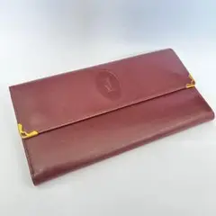 Cartier カルティエ マストライン がま口 ボルドー