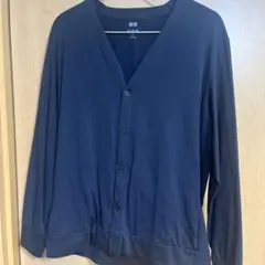 UNIQLO エアリズムUVカットカーディガン XL ネイビー