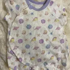 70サイズ 貝殻柄　前開きタイプ