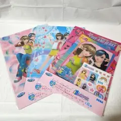 レトロファンシー☆ラブ&ベリー☆クリアファイル&ステッカーセット