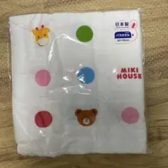 MIKI HOUSE バスタオル 90x90cm 動物柄