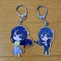 青春ブタ野郎 青ブタ 桜島麻衣 アクリルキーホルダー 2点