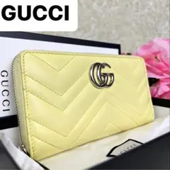 ⭐️希少色・付属品付き⭐️GUCCI 長財布 マーモント キルティング イエロー