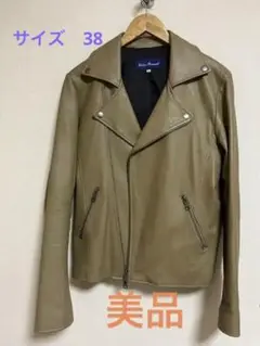 URBAN RESEARCH ベージュ レザージャケット シングルライダース URBAN RESEARCH ベージュ レザージャケット シングルライダース
