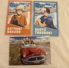 僕のヒーローアカデミア　ヒーロープラザ　ポストカード轟焦凍 爆豪勝己 セット