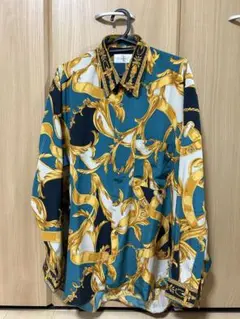 Ts CLUB DIVISION ヴィンテージ　柄シャツ　古着　長袖　平成レトロ