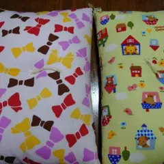 綿布団　手作り小さい座布団　４枚組