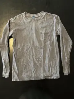 good on グレー 長袖 Tシャツ Mサイズ ポケット付き