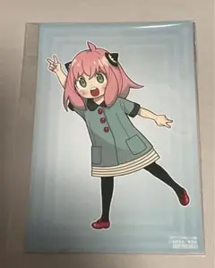 スパイファミリー　4巻 特典　アーニャ　イラストカード　両面補強