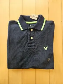 新品　アメリカンイーグルポロシャツ ネイビー
