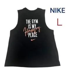 Nike タンクトップ スポーツ　ノースリーブ　ロゴ入り　ナイキ　L