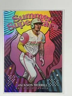 2025 Topps Summer Superstars Pink Foil