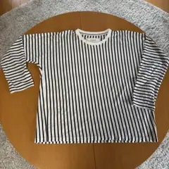 最終お値下げ　ironari ストライプ 長袖Tシャツ