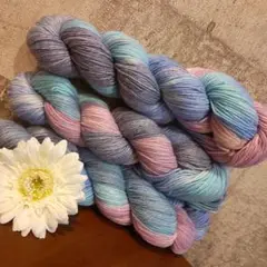 毛糸 ソックヤーン メリノウール ハンドメイド 3カセ