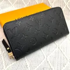 ✨大人気✨ LOUIS VUITTON ブラックレザー長財布