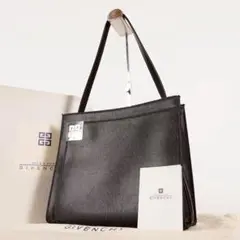 【未使用✨】ジバンシー 4Gロゴ ハンドバッグ サテン シルバー ブラック