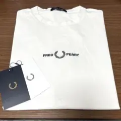 超美品 希少 フレッドペリー FREDPERRY 半袖 白 Tシャツ Mサイズ