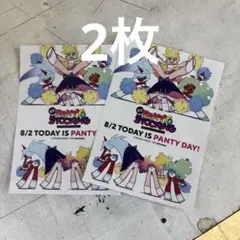 New PANTY & STOCKING PANTY DAYスペシャルステッカー