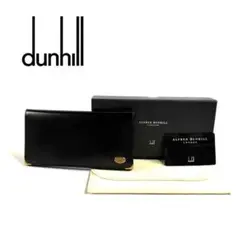 【未使用】dunhill レザー 長財布 ゴールド金具 スペイン製 元箱付き