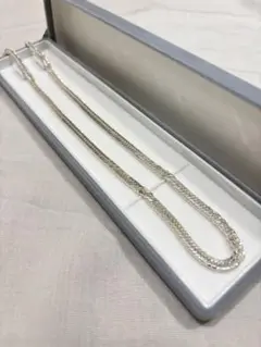 喜平 シルバー925 12面トリプルカット 50cm 日本製 新品 未使用