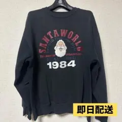 【7月限定出品】SANTAWORLD ブラック スウェット Lサイズ