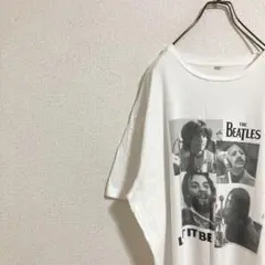 【人気】THE BEATLESビートルズLET IT BE Tシャツ　白　2XL