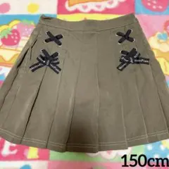 ❁⃘*メゾピアノ リボン インパン付き プリーツ スカート❁⃘*