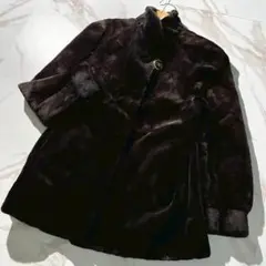 極美品 ✴️最高級査定毛皮　VALENTINO ミンク毛皮　 ダークブラウン VALENTINO ミンク 毛皮コート サイズ42 - メルカリ