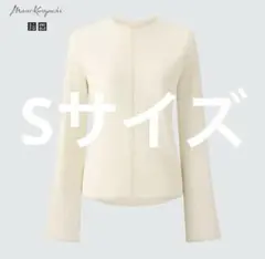【美品】ユニクロ マメクロゴウチ　シアークルーネックTシャツ ホワイト S