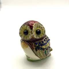 フクロウ　小物入れ