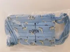 【新品】スリコマスク【格安】未開封スリーコインズ子供キッズ男の子はたらく車不織布