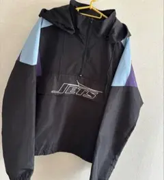 【美品】コラボ スターター×yikewei ナイロンパーカー NFL JETS